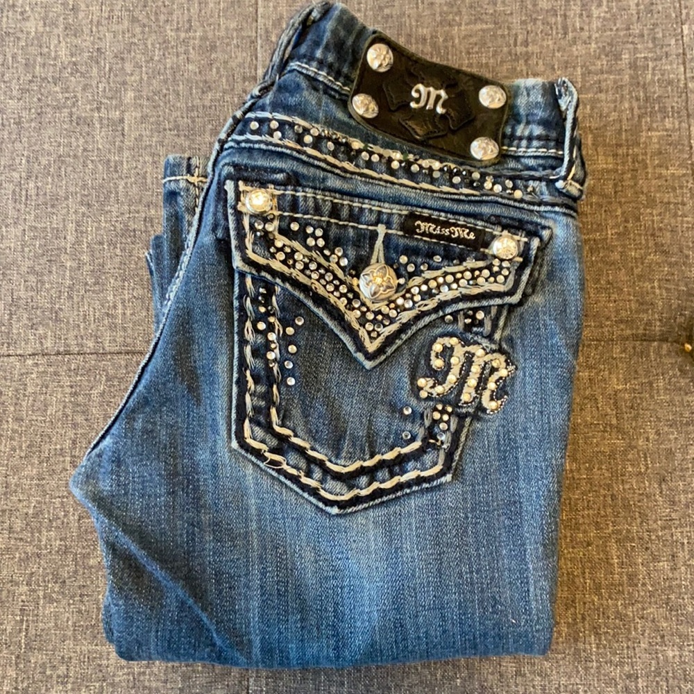 Miss Me Boot Cut Jeans Sz 24